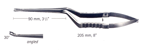 TİTANTUM ANEVRİZMA KLİPS TUTUCU MİNİ 90MM 30' 205MM